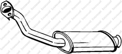Глушитель, алюм. сталь, передняя часть PEUGEOT PARTNER 03-08 (190171) BOSAL 190171 bosal