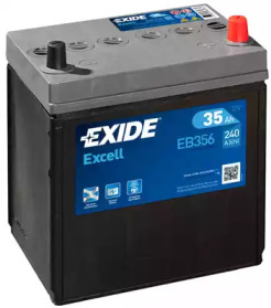 Стартерна батарея (акумулятор) eb356 exide