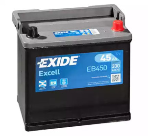 Стартерна батарея (акумулятор) eb450 exide