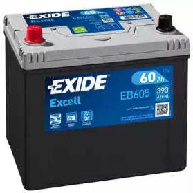 Стартерна батарея (акумулятор) eb605 exide