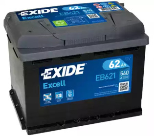 Стартерна батарея (акумулятор) eb621 exide