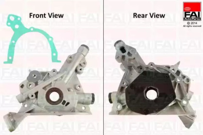 Масляный насос op242 faiautoparts