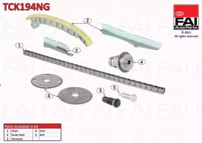 Комплект цепи ГРМ tck194ng faiautoparts