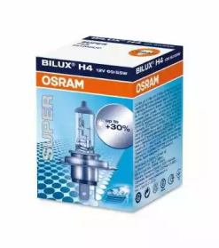 Лампа галогенна Osram Super +30% 12В H4 60/55Вт +30% 64193sup osram