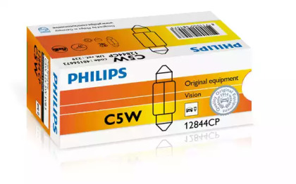 лампа розжарювання C5W Vision 5W цоколь SV8,5 12844cp philips