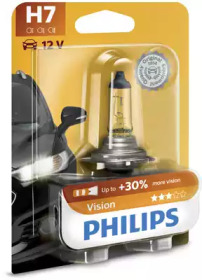 Лампа 12V H7 55W PX26d VISION +30% B1шт 12972prb1 philips