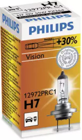 Автолампа H7 12V 55/60W PX26d Vision +30% (1 шт. в упаковці) 12972prc1 philips